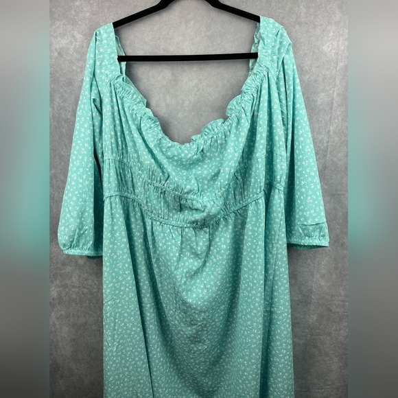 H & M. Divided. Off-the-shoulder Crêped Dress Size 4XL - Picture 3 of 10